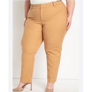 Eloquii Viola Fit Kady Ankle Pant Tan Size 20 Tailor Fit Office Careerwear